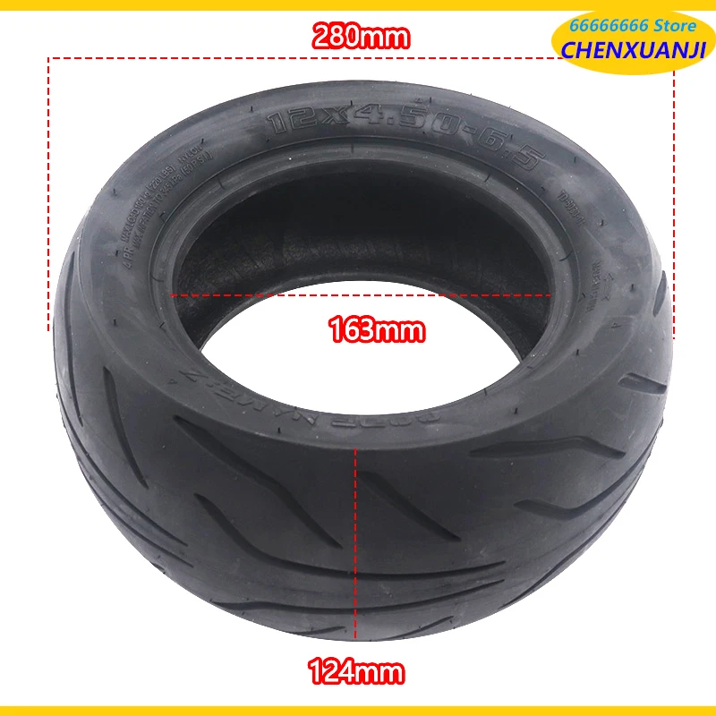 12x4.50-6.5 Lốp Không Săm 12 Inch Lốp Cho Xe Tay Ga Chịu Mài Mòn Mới Xe Điện Xe Đạp Mini ATV Lốp Xe các Bộ Phận