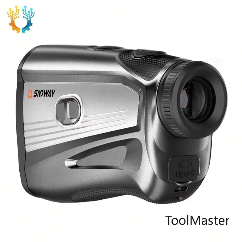 【2026】Sndway Long Distance Laser Rangefinder OLED Red And Black 2000 Yard 6x Magnification Flag Lock Slope Range Finder For Indu