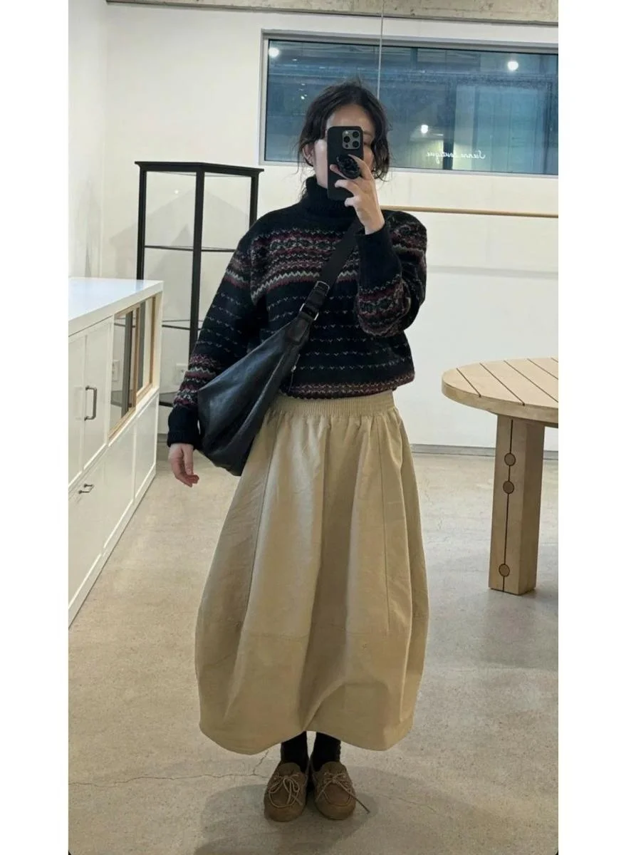 

Юбка Siene с высокой талией, утягивающая, А-силуэта, женская, универсальная, с цветочным принтом, повседневная, хлопковая, плиссированная, средней длины