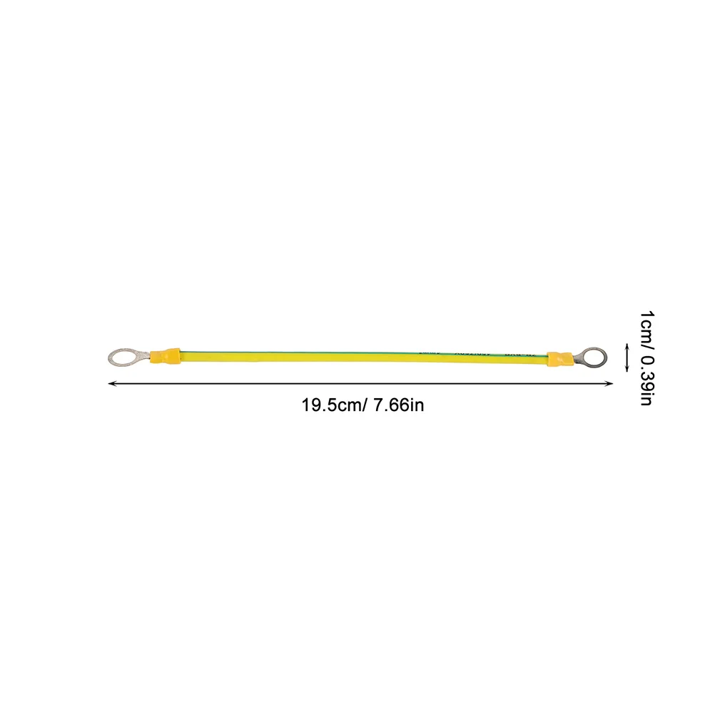 5 peças tiras de aterramento automotivo cabo de motor de cobre trançado para conexão de caminhão de carro conectores de fio de aterramento veículo