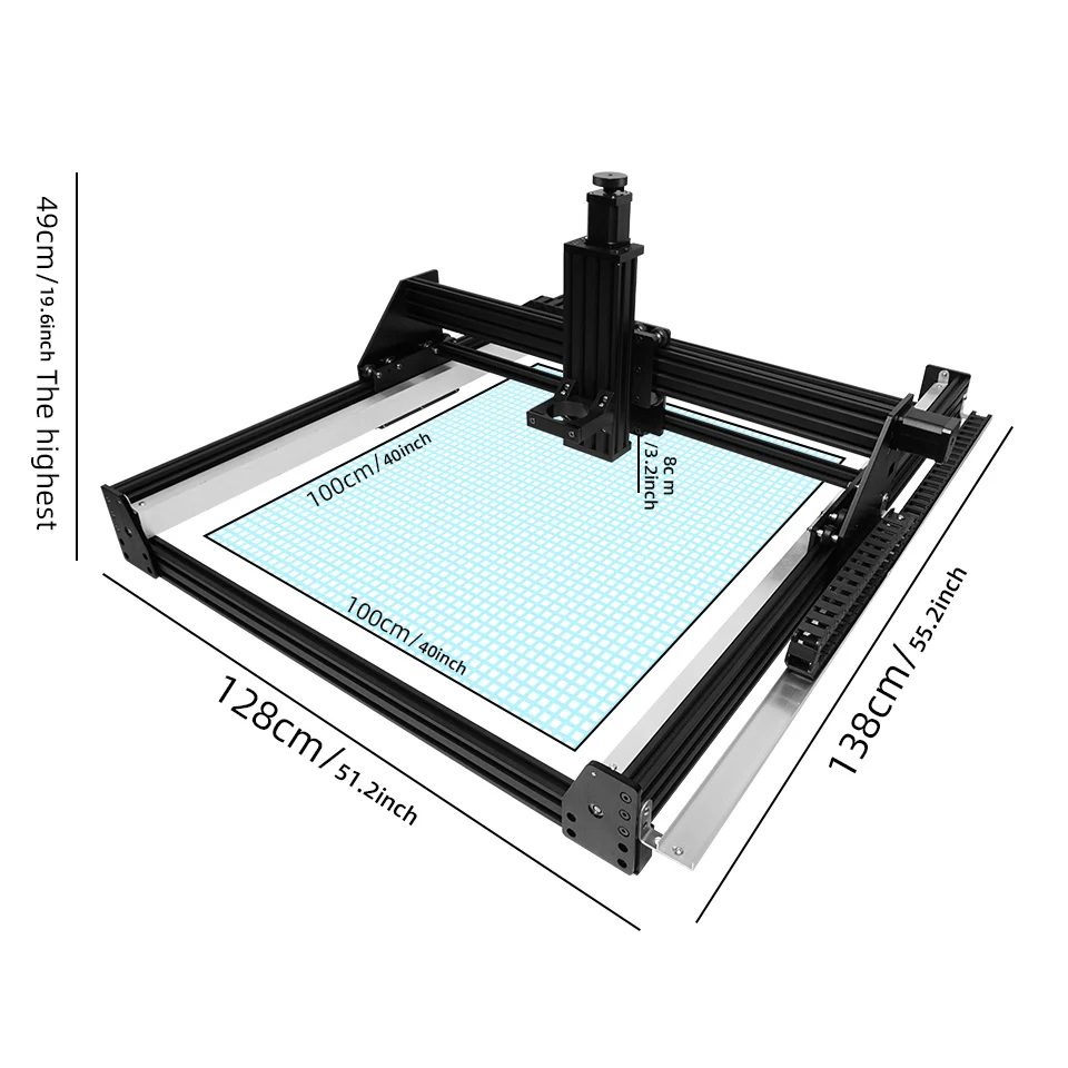 DIY CNC router Machine Frame 3 Axis PCB Milling Machine cnc wood carving machines full kit Wood acrylic Carving