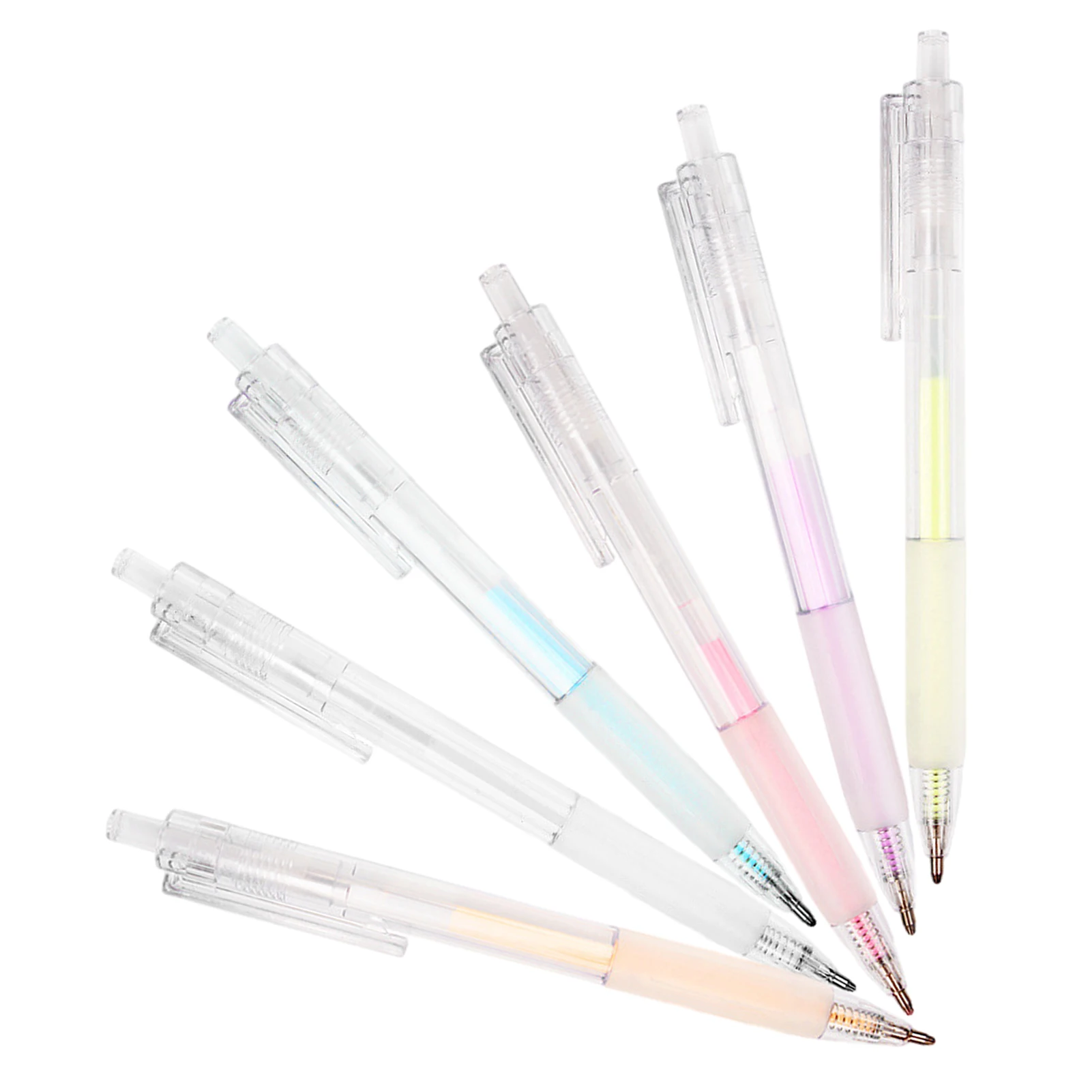 6pcs Liquid DIY Precise Apply Quick Dry Easy Control Kids Friendly Card Making Glue Pen Family Crafting Like Writing Ball Point