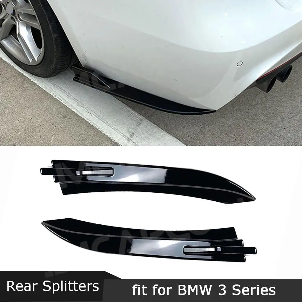 

Rear Bumper Splitter For BMW 3 Series F30 M Sport 2013-2019 Rear Lip Anti-collision Diffuser Flaps Spoiler ABS Car Accessories