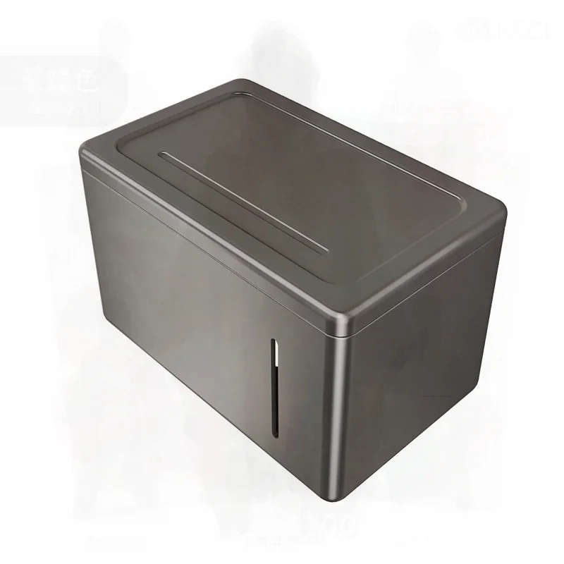 

Водонепроницаемая коробка для туалетной бумаги, современная минималистичная коробка для ручной бумаги для ванной комнаты, рулонная бумага, совместимая с алюминиевым держателем для салфеток без перфорации