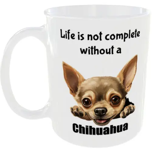 CHIHUAHUA MUG DOG BREED OWNER GIFT FOR BIRTHDAY COFFEE TEA CUP PET LOVERS CANINE