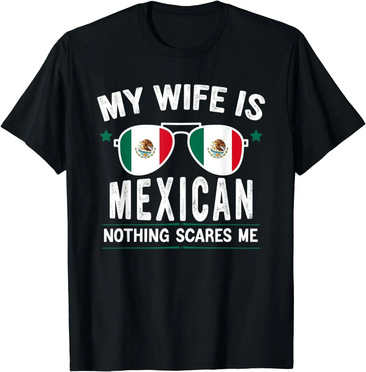 Mens Funny My Wife è Messicano, Proud Marito Messico Heritage T-Shirt