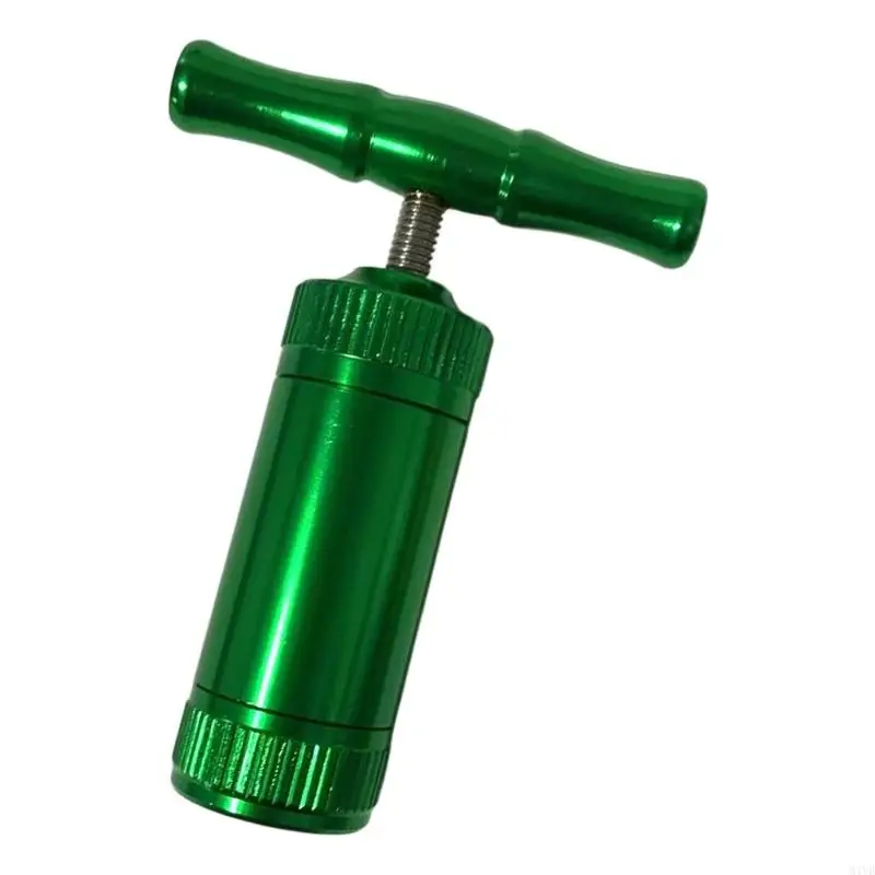 Compactador polvo compacto y metálico con cómodo para hierbas y especias, prensado preciso, funcionamiento suave, M4YD