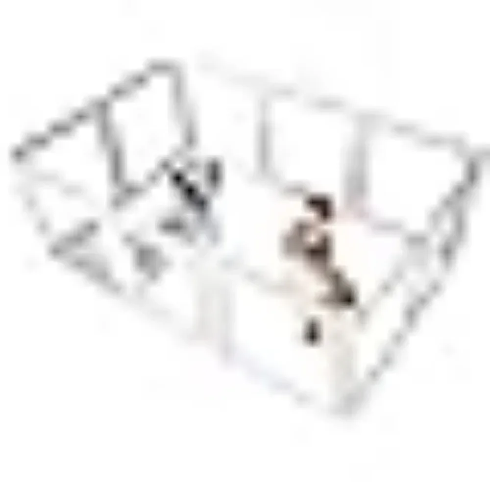 Clear Acrylic Plastic Dog Playpen Indoor, Easy Assemble Whelping Crate Kennel Cage Enclosure for Small & Medium Dogs, Dog Fences