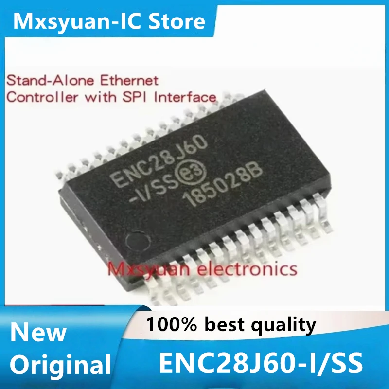 100% original 5pcs~20pcs/lot ENC28J60-I/SS ENC28J60T-I/SS ENC28J60/SS ENC28J60 SSOP28 Spot sales