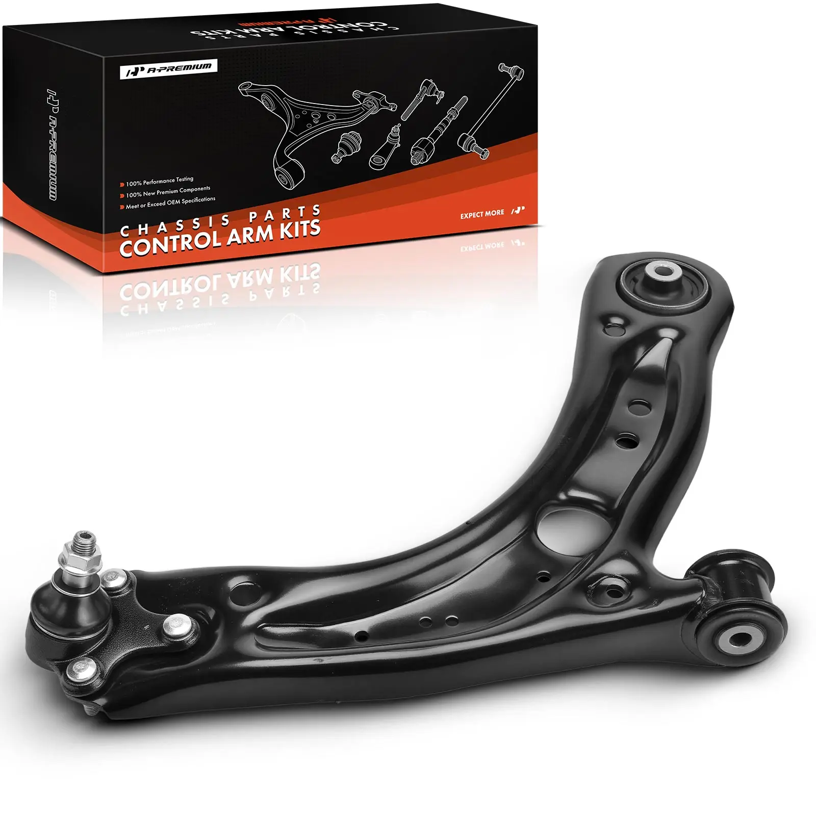 A-Premium Front Right Lower Control Arm & Ball Joint Assembly for Audi A3 A3 Quattro S3 2015-2017 Volkswagen e-Golf 2015-2019