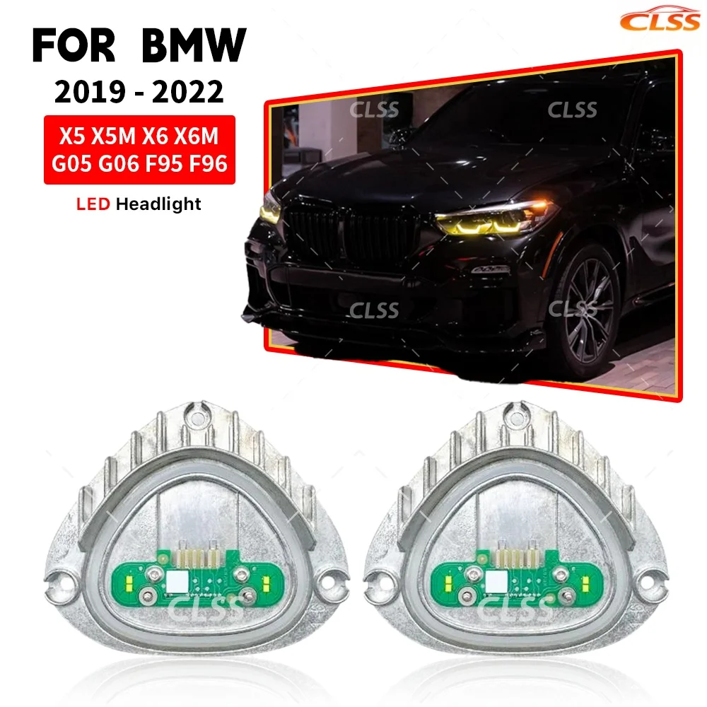 DRL LED Boards For BMW X5 X6 G05 G06 M F95 30dX 40iX 50iX 2019-2022 LED Headlight Daytime Running Light Module 63119477985