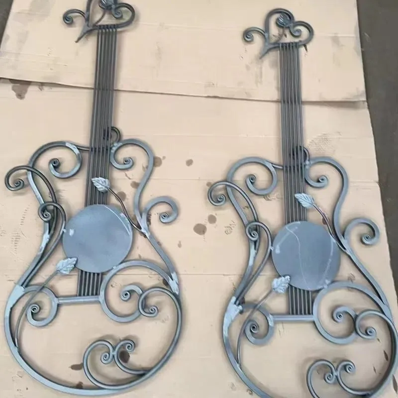 Wrought Iron Peacock Ornament for Gate or Fence Decoration