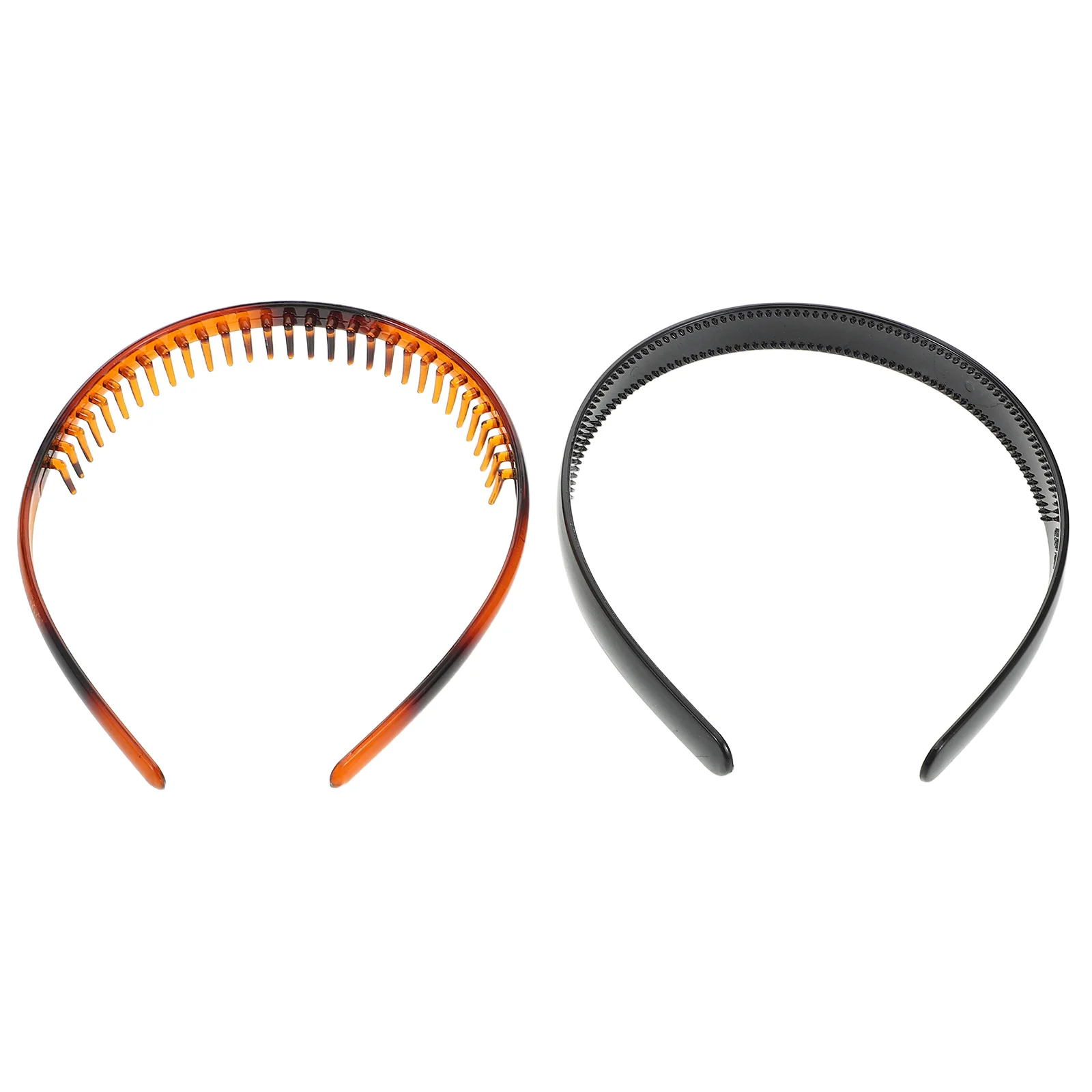 

2Pcs Non Slip Teeth Plastic Headband Comb Hair Bands Comfortable Hair Accessories Women Fashion Fitness Daily Headwear Headband