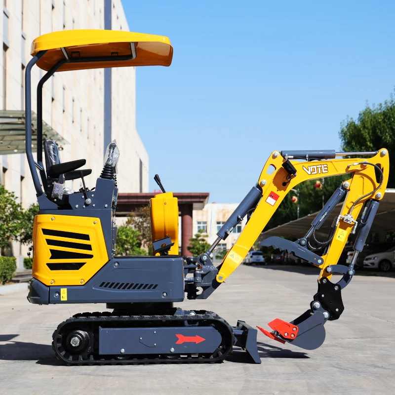 Free Shipping Excavator Machine Farm EPA Engine Multifunctional New Crawler Digger Minibagger Mini Excavator 1.2 Ton Price