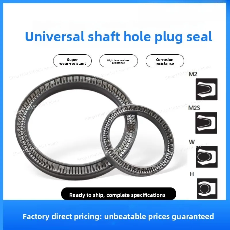 Pan-Sai sealed PTFE with carbon fiber is customizable, wear-resistant, high-temperature, and corrosion-resistant sealing ring