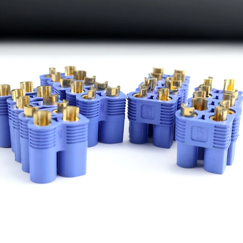 5/10 Pair Male and Female EC3 Connector for ESC RC Quadcopter FPV Racing Drone DIY Lipo Battery Parts