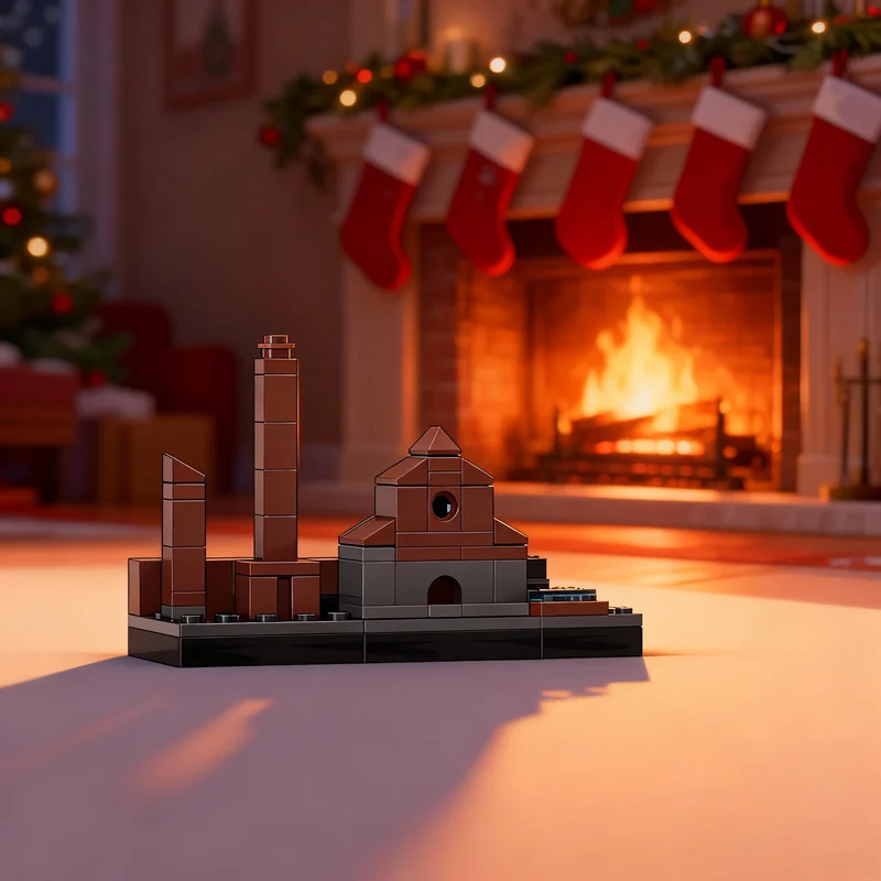 

Набор строительных блоков MOC «Архитектурная картина мира: Болонья», 197 деталей, конструктор, идея для рождественского подарка, развивающая игрушка для детей