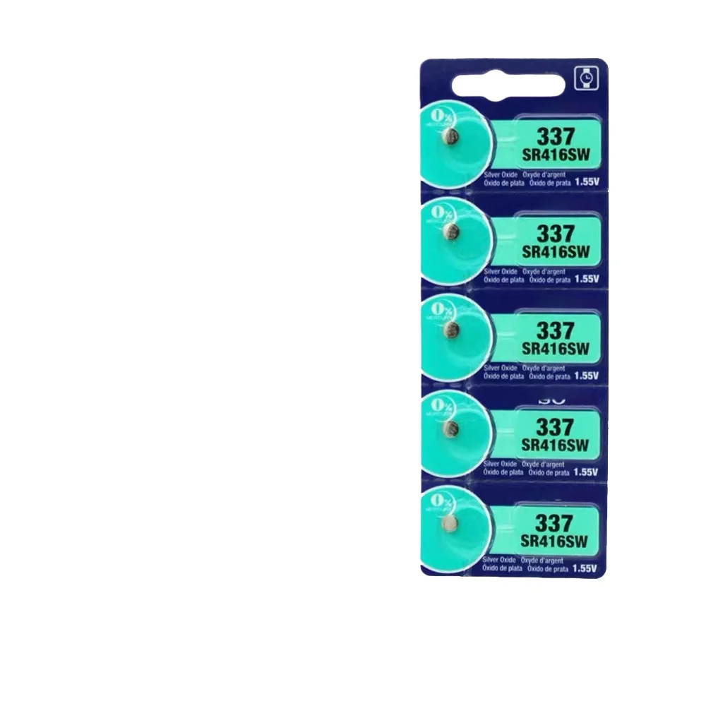 Original For SONY 5-35PCS 337 Battery SR416SW Button Cell Batteries 1.55V Silver Oxide Battery for Mini Wireless Earpiece Watch