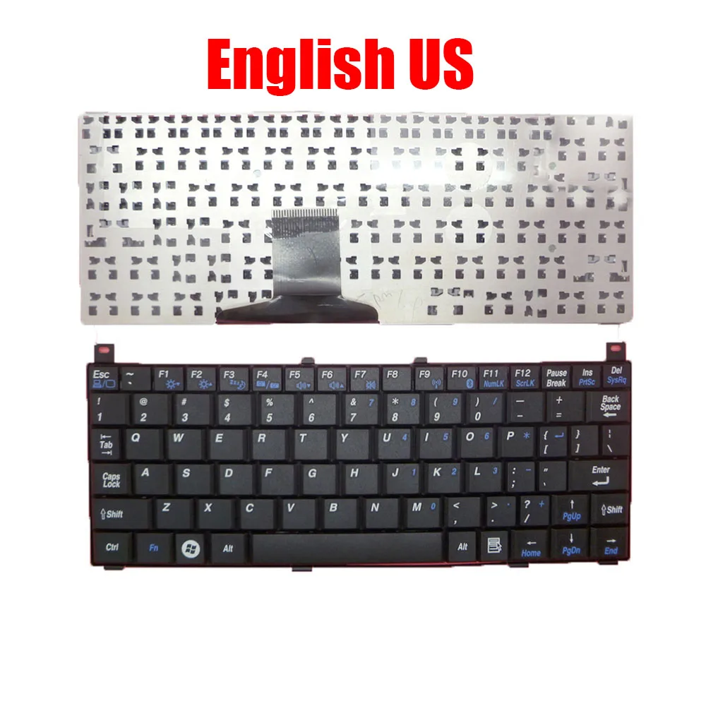 English US Laptop Keyboard For Toshiba For Satellite NB100 NB101 NB105 SG-30001-XUA 6037B0035601 SN5081-I Black New