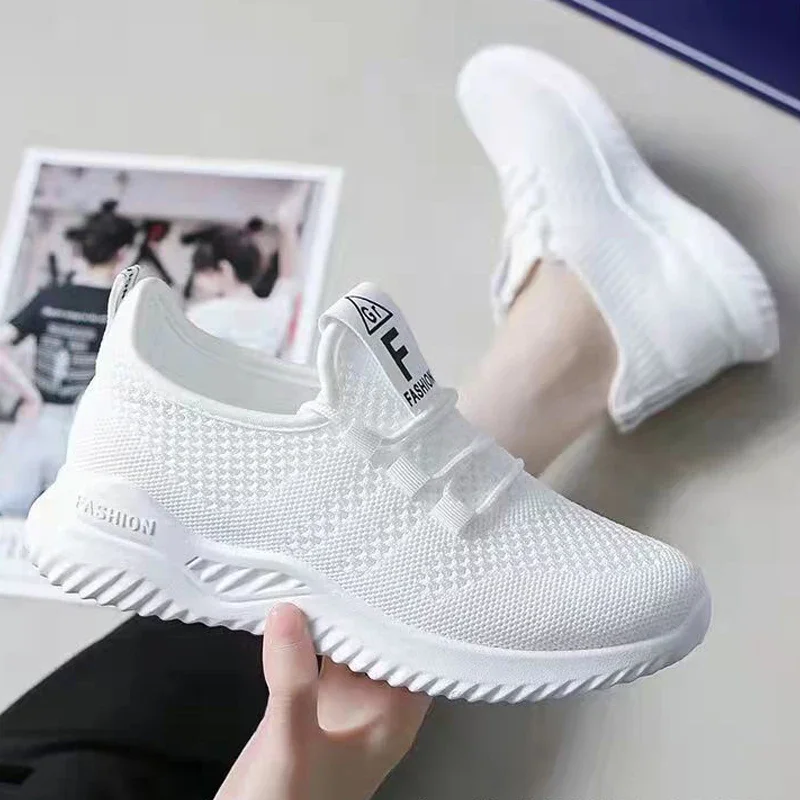 

Sport Running Shoes Women Air Mesh Breathable Walking Women Sneakers Comfortable White Fashion Casual Sneakers