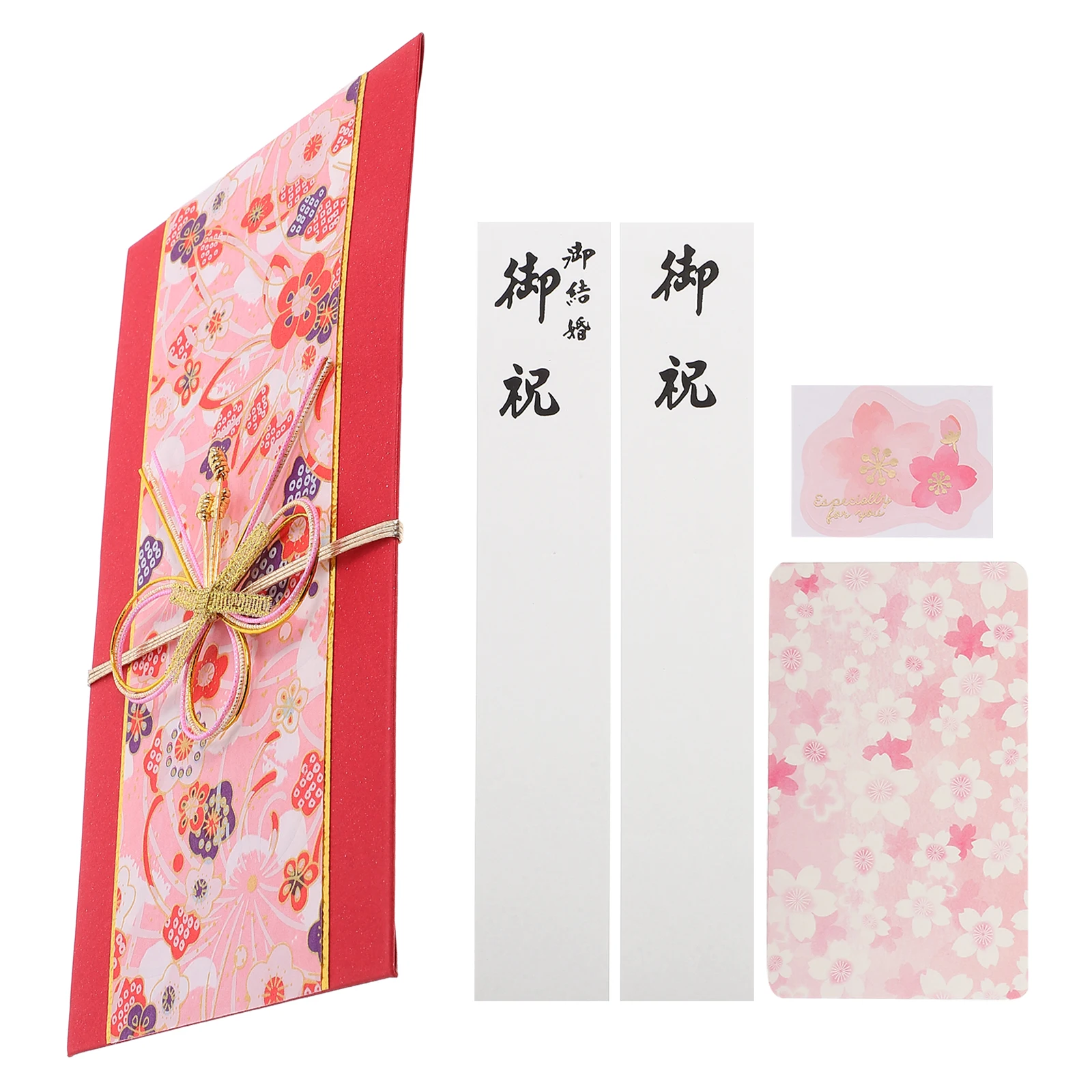 

Elegant Wedding Money Envelope 18x9.5cm Red Cash Envelopes Chinese Retro Design Fancy Envelopes for Festival Celebration
