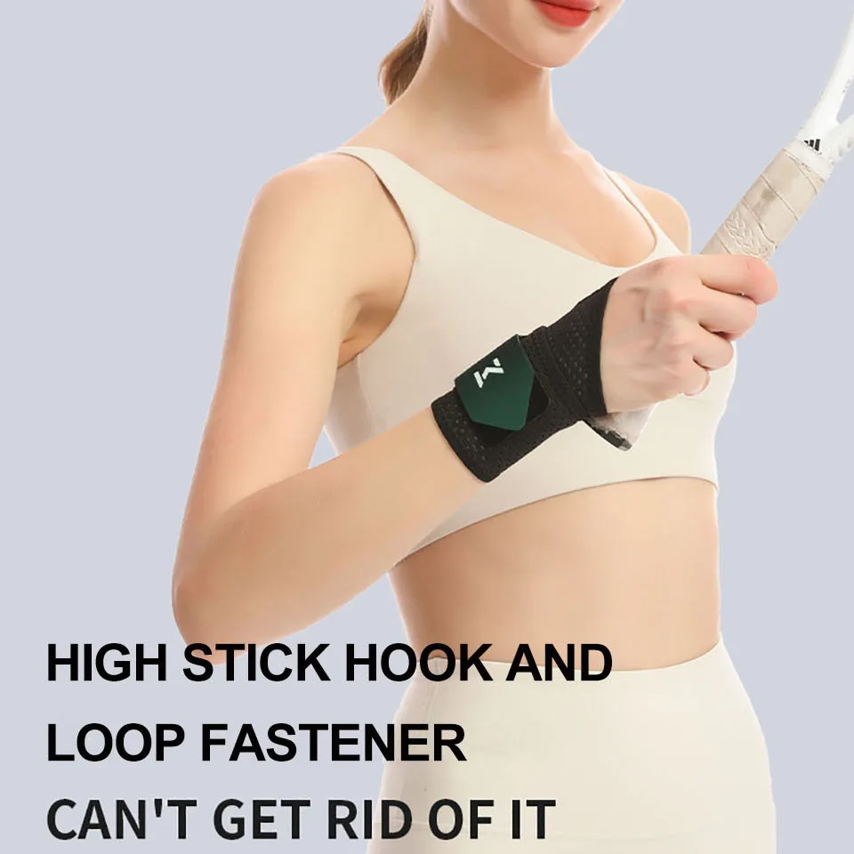 1 قطعة حماة المعصم المضغوطة القابلة للتنفس الرياضة اللياقة البدنية حماية المعصم آلام المفاصل الوقاية من التواء غمد الوتر للجنسين