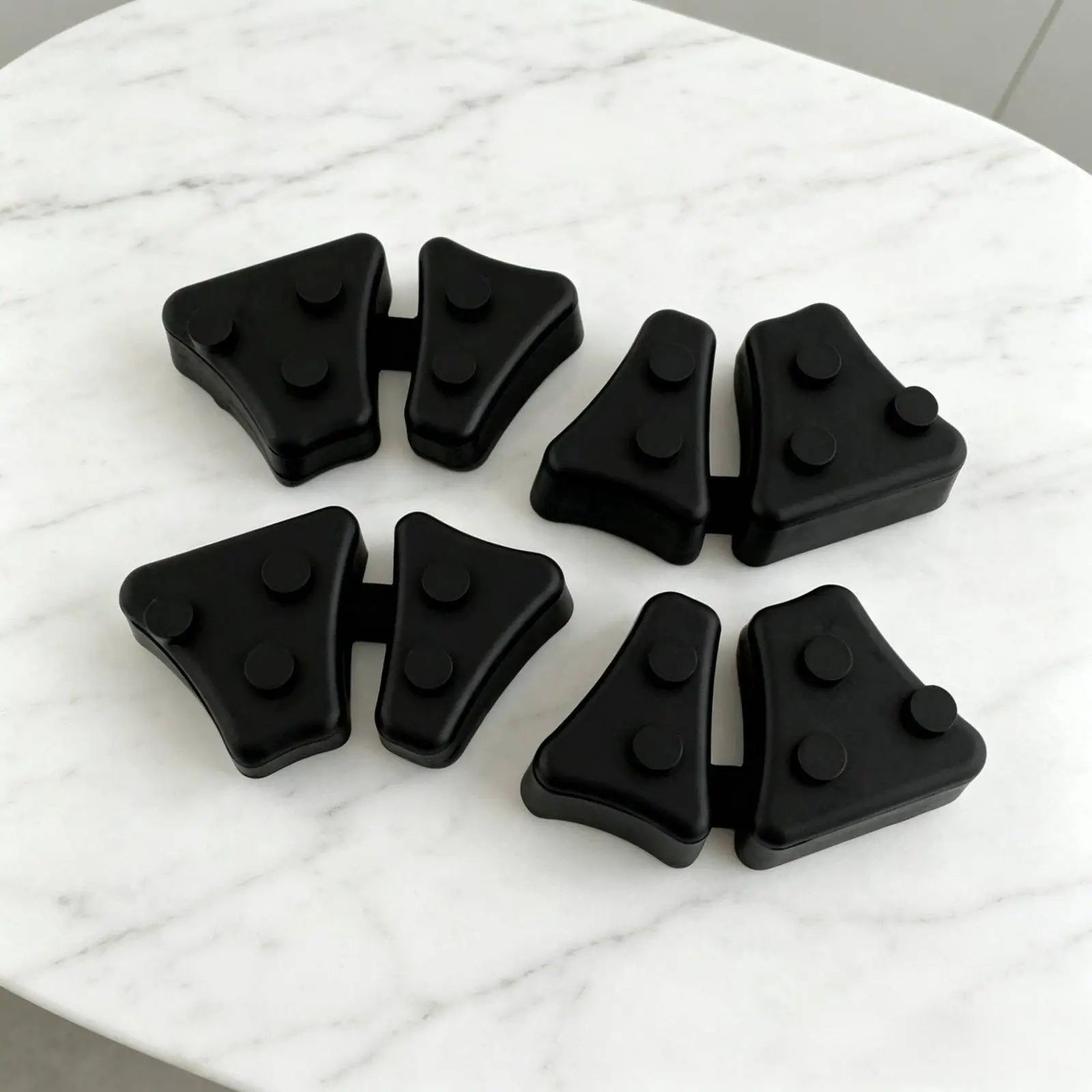 4 Pieces Rear Wheel Block Vibration Damping Sprocket Damper Set
