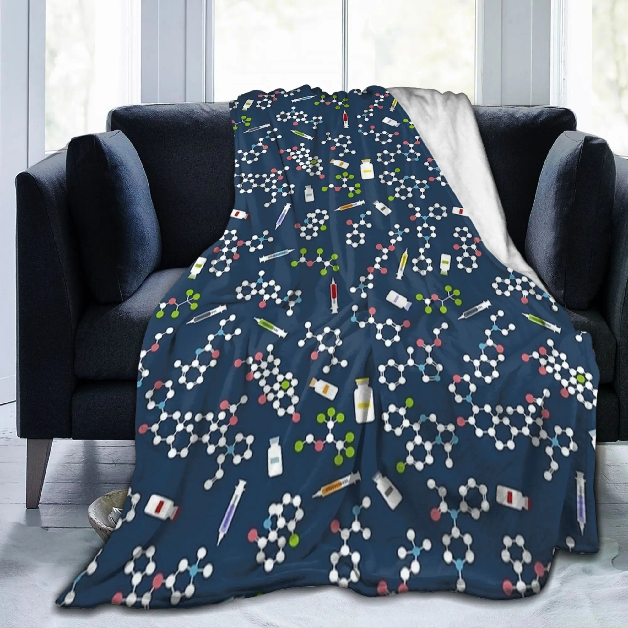 Anesthesia Anesthesiology Medical Blanket Anesthetist Flannel Bedding Throw Blanket Bedspread Thin Gift Breathable