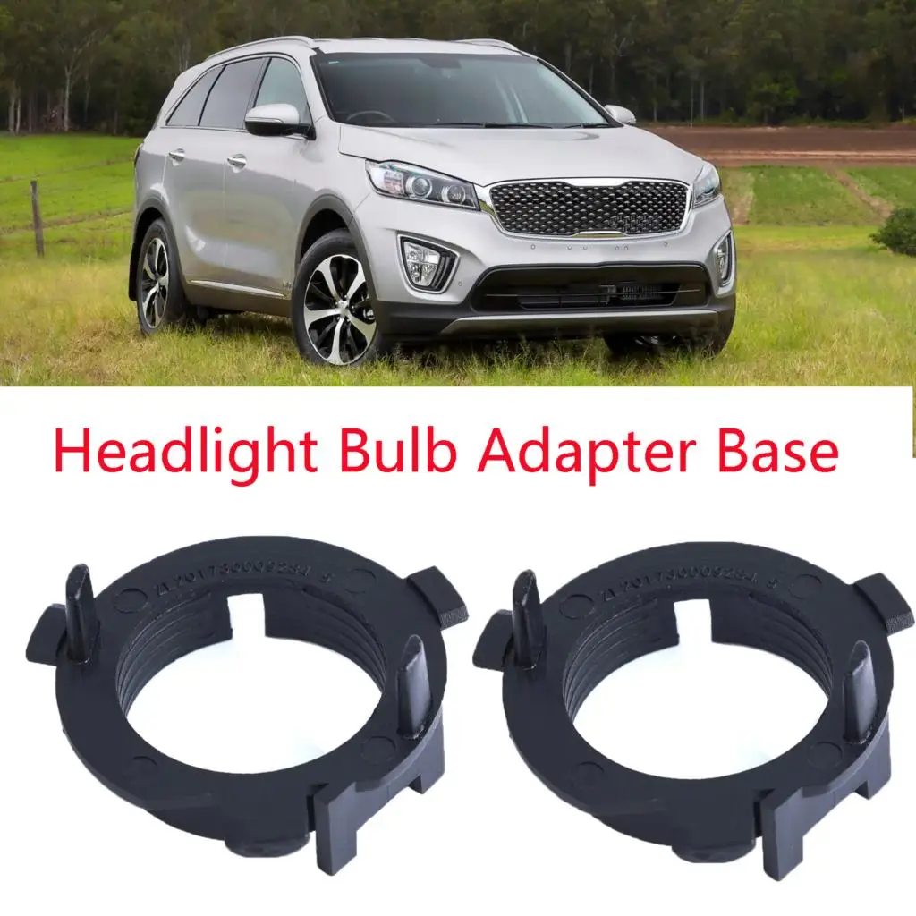 2Pcs For Kia Sorento Sportage Sedona Carnival Optima Cerato Forte K3 K4 K5H7 LED Headlight Bulb Base Adapter Retainer Holder