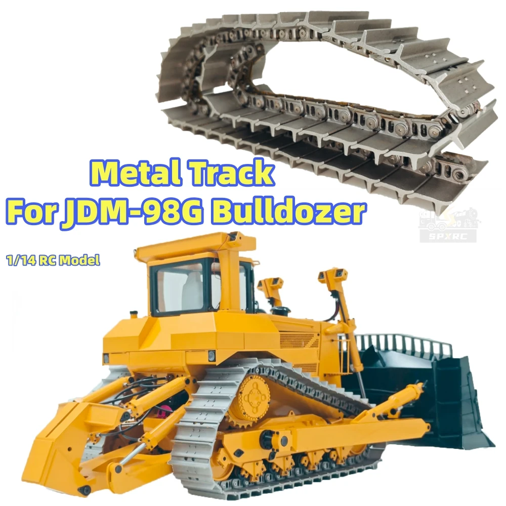 

65MM Metal Track Upgrade For JDM-98G Bulldozer for 1/14 Tamiya RC Remote Control Construction Vehicle Model Toy Parts
