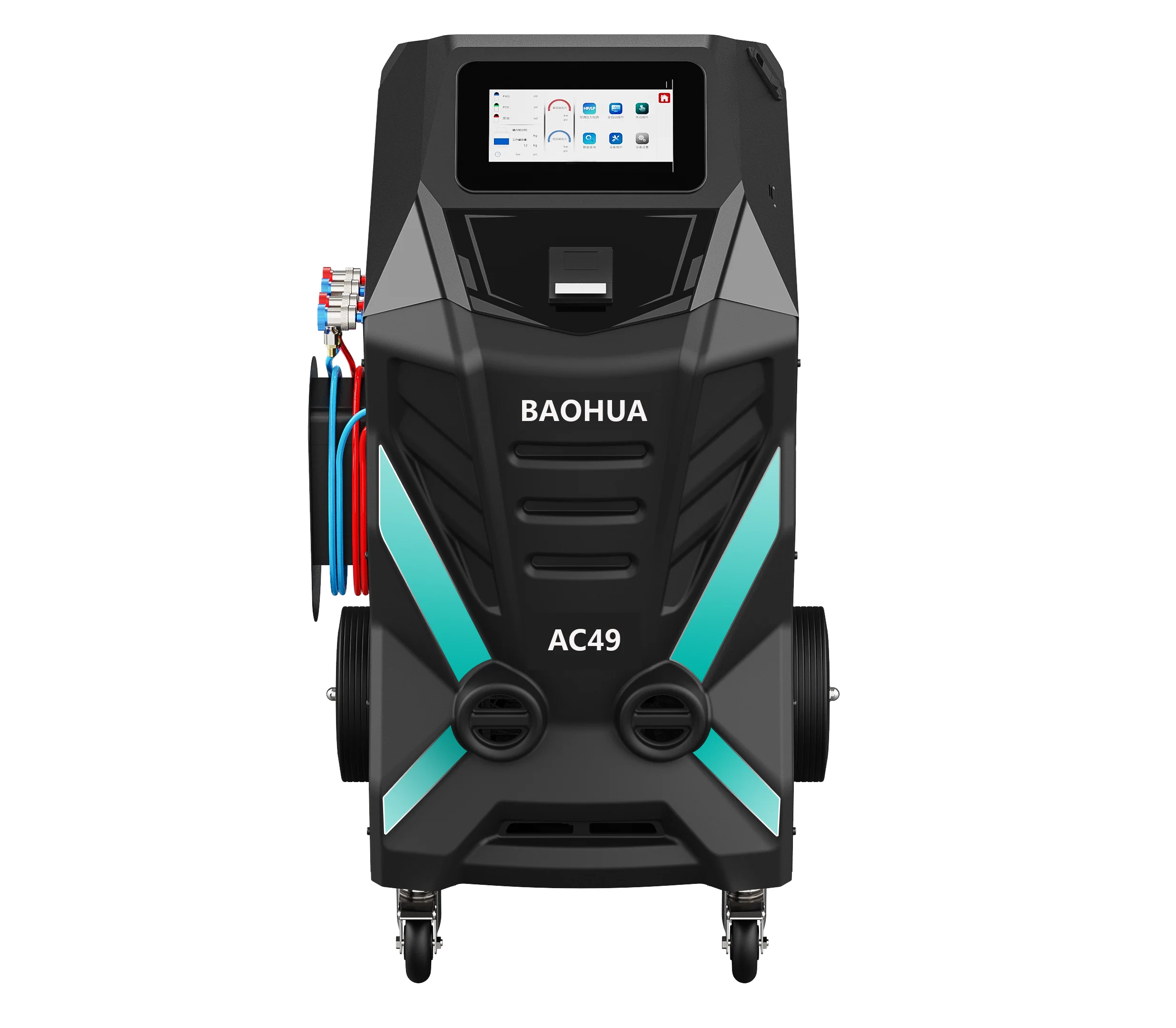 Dual Gas AC Refrigerant Machine R134a 1234YF Filling & Recovery Car Care  Equipment