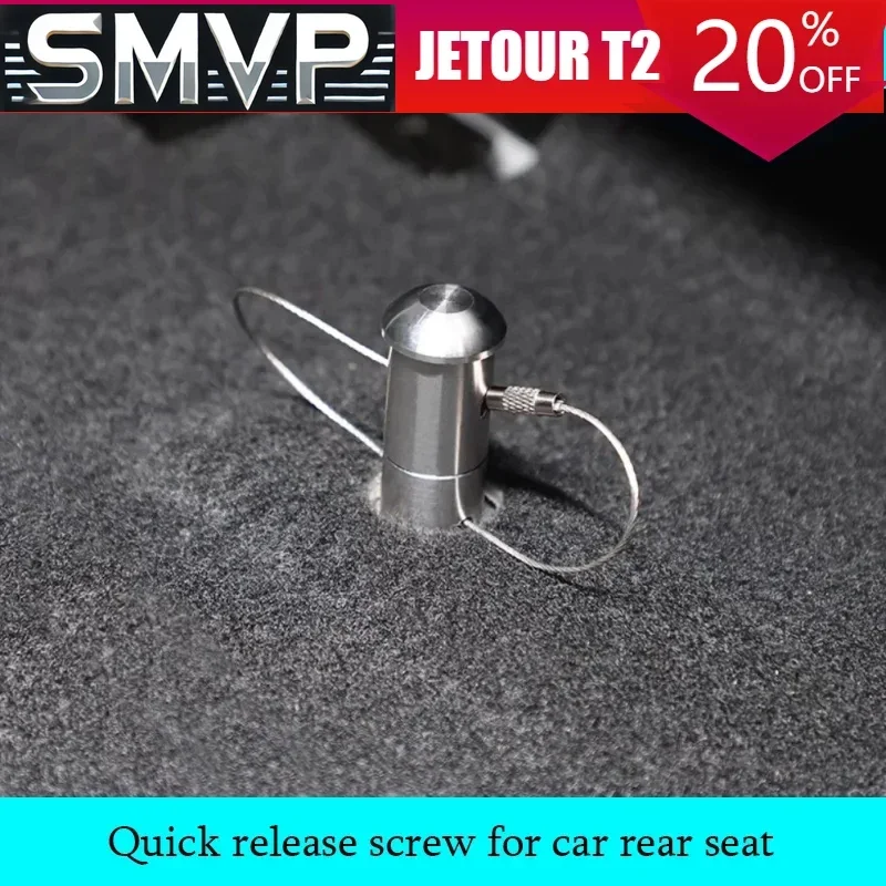 

For Jetour Traveler T2 2023-2025 Automotive Rear Seat Quick Release Screw Rear Seat Limiter Automotive Interior Supplies