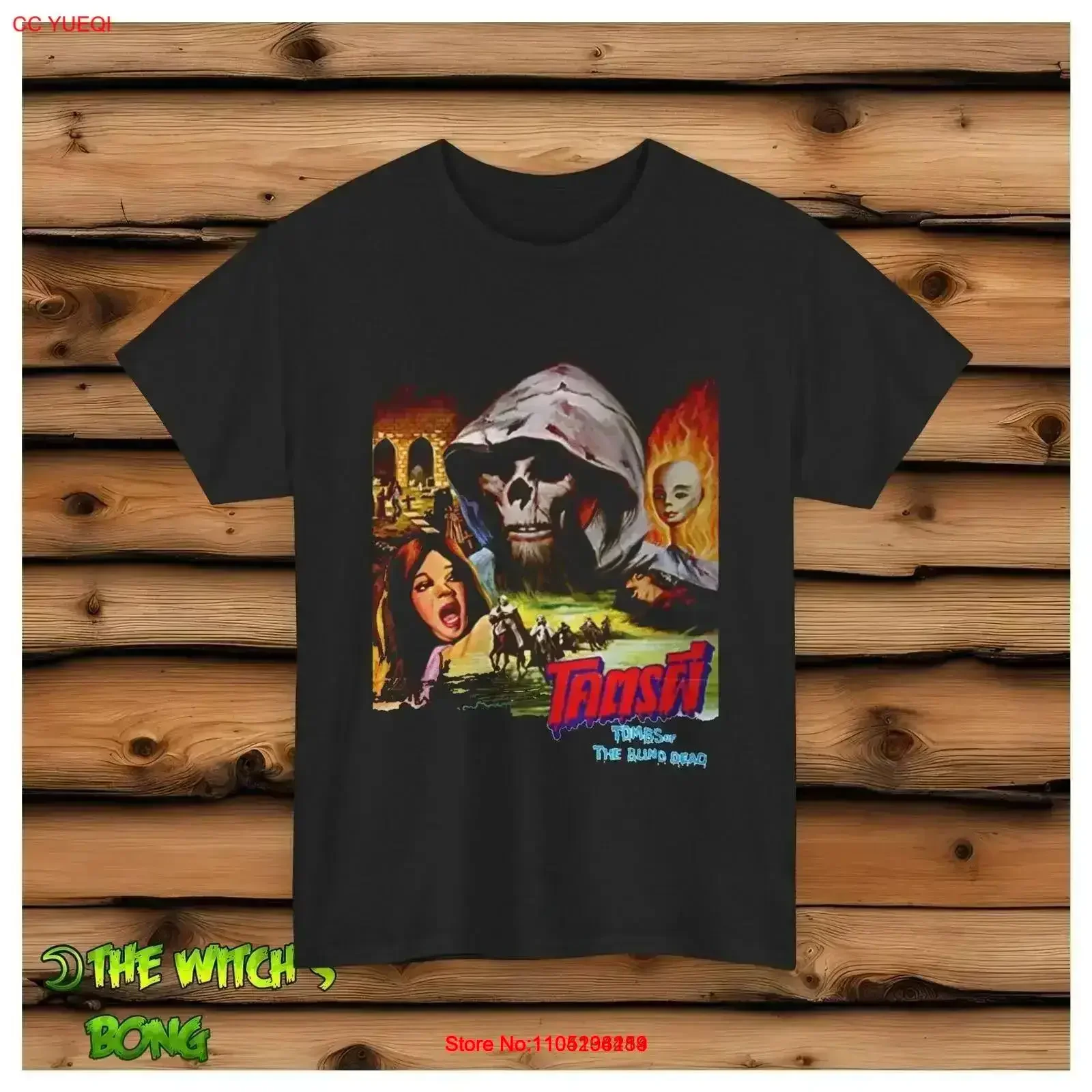 Tombs Of The Blind Dead Adult T shirT Big Sizes Available vintage Washed Versatile graphic Breathable Stretched  vintage