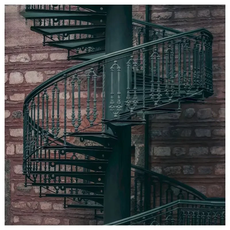 Premium Waterproof Safety Wrought Iron Railing Custom Height Metal Barrier for High End Swimming Pool Area