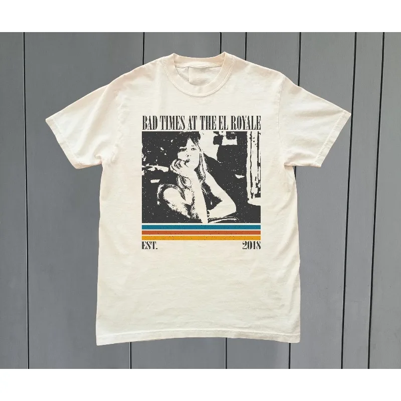 Royal Hotel Murder Movie Theme T-shirt Men's T-shirt Summer New Casual Fashion Men's and Women's Same Style