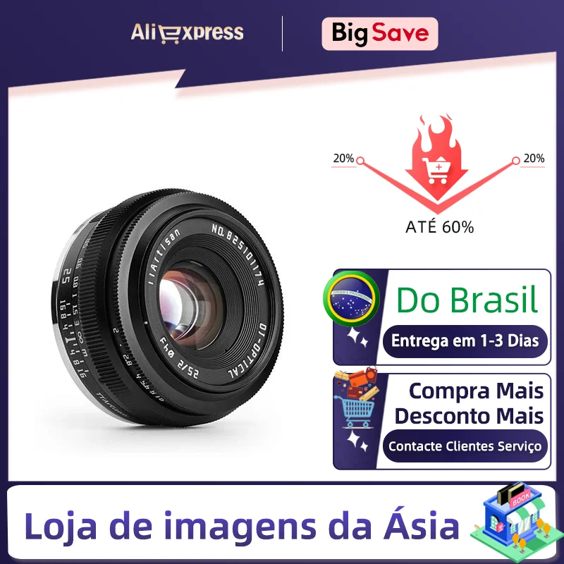 Ttartisan 25mm f2.0 APS-C mf retrato fotografia lente da câmera para sony a6000 a7rii a7s fuji xt30 XT-100 nikon zfc z5 m43 montagem