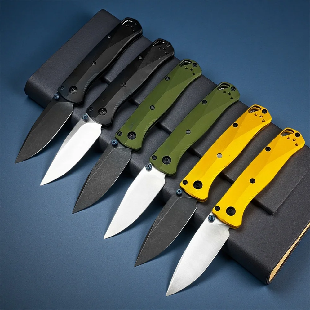 

Kitchen & Household Folding Knife BM Bugout 533BK-2 D2 Steel Knife with Aluminum Handle Outdoor Travel Fruit Knife Pocket