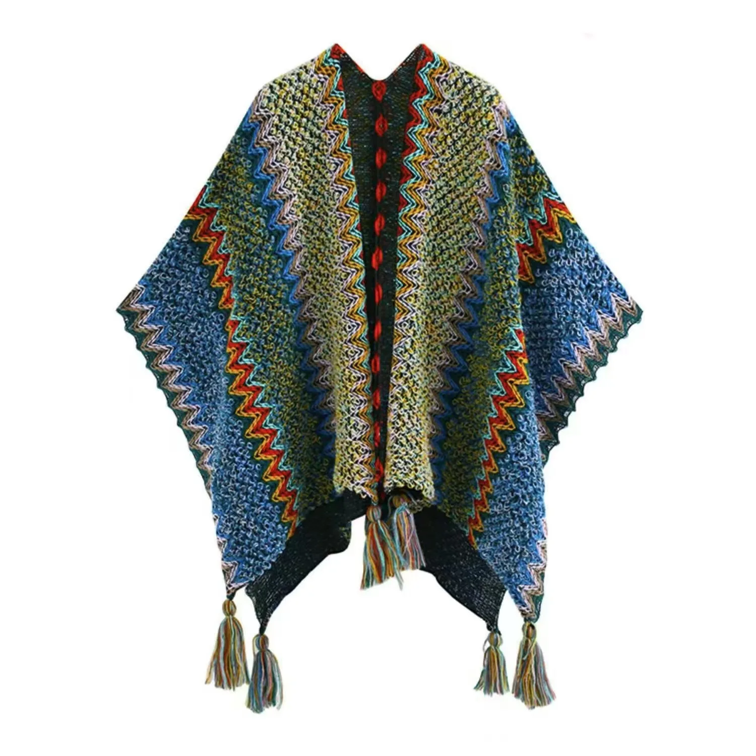 

New style shawl cape scraf wrap for women exuding a sense of sophistication napping blanket winter cover outerwear