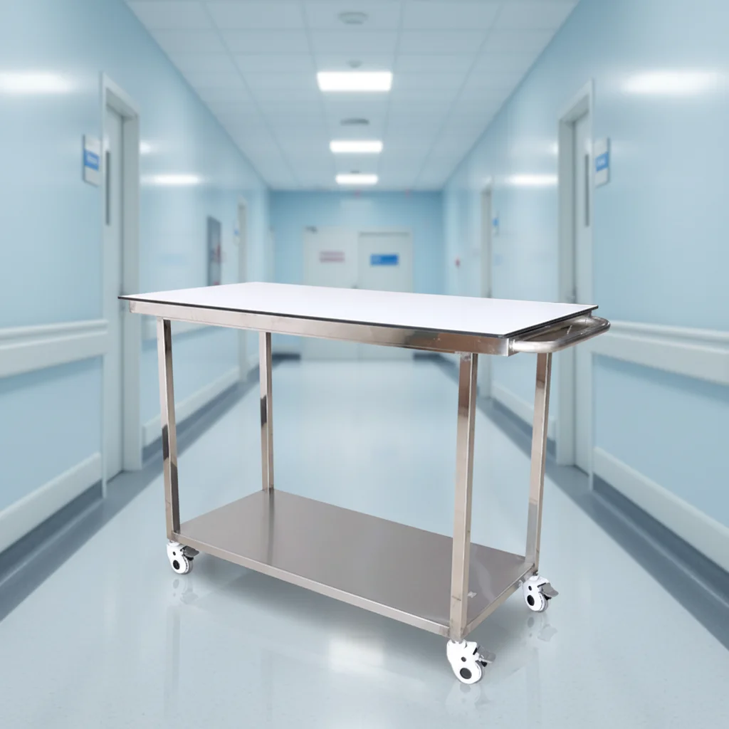 

Pet Emergency Mobile Stainless Steel Ambulance Acrylic Stretcher Cart Veterinary Pet Fluoroscopy Table Rescue Transport