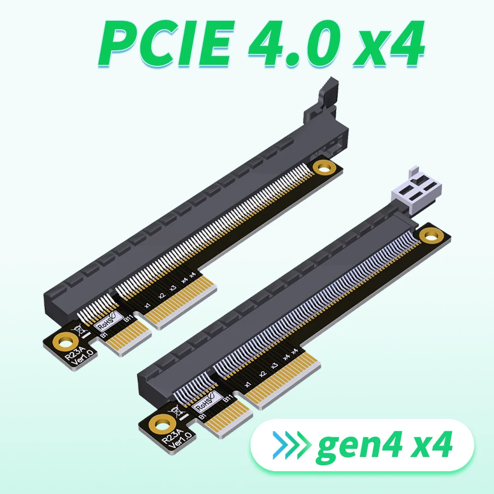 

ADT R23A PCI-E 4.0 x4 To X16 Booster Card Test Extension Adapter Protection Card Motherboard Card Slot Protection