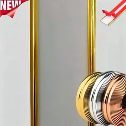 3M Self-adhesive mirror sticker Wall Corner Molding Trim Child safety table corner anti-collision strip for cabinet table drawer