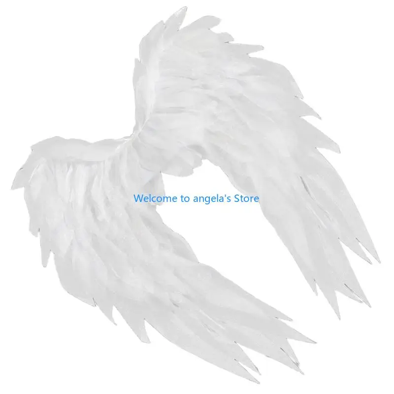 X4yc fluido preto branco Organza fada segura tiras confortáveis ​​acessórios fantasia festa halloween