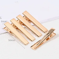 10pcs/lot Metal Alligator Clips Clamps Girls Hair Clips DIY Hair Accessories Children Hairpins 4 Sizes Crocodile Hairpins