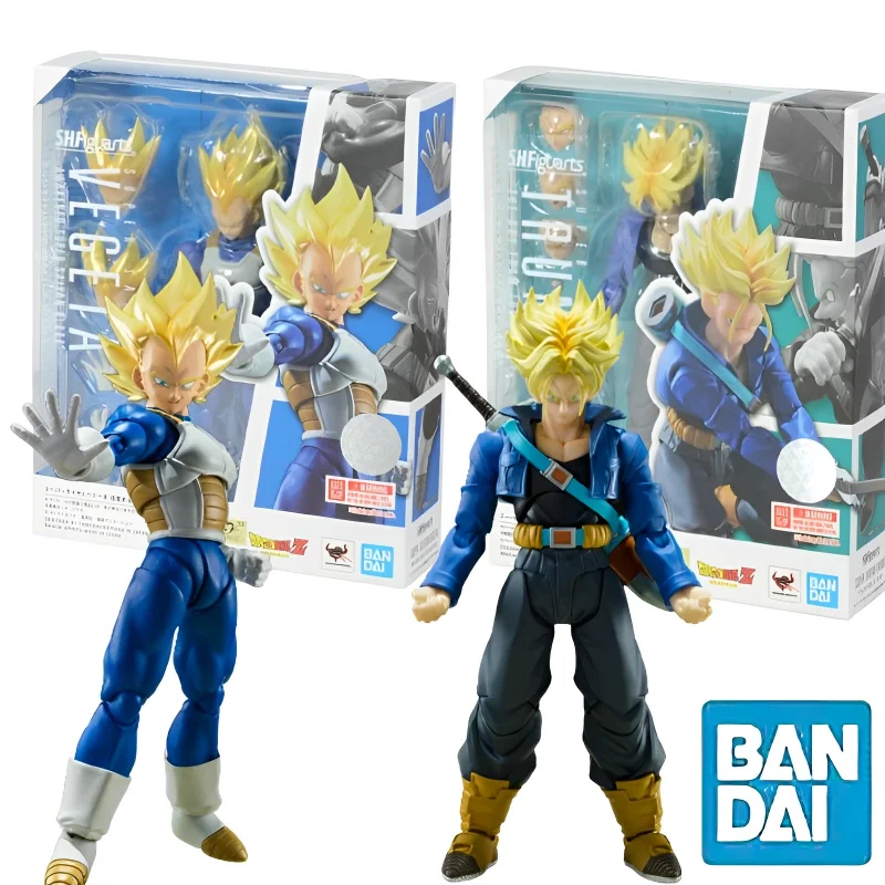 

In Stock Bandai S.h.figuarts Shf Dragon Ball Z Super Saiyan 2 Awakening Vegeta Trunks The Boy Action Collectible Figure Toy Gift