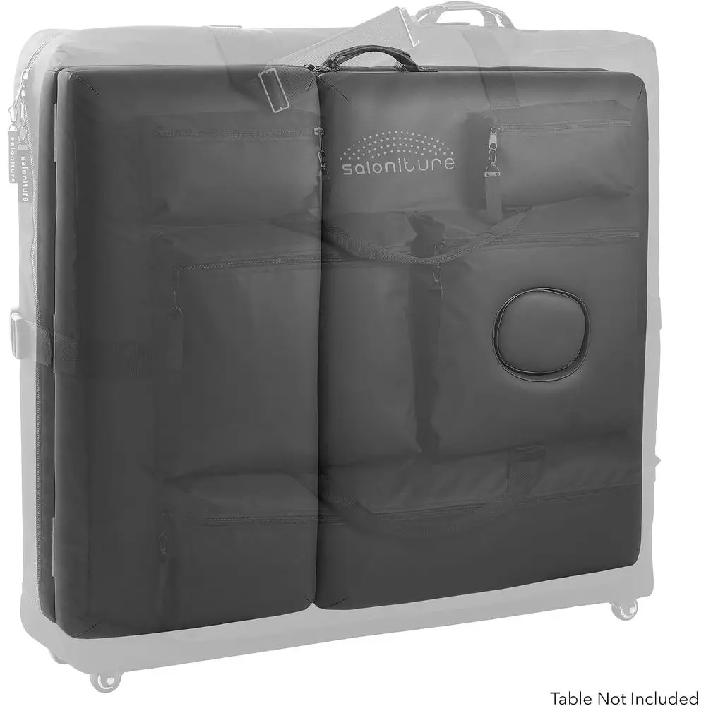 Sniture Unil Carry Case or Massage Table, Proional Carrying Bag with Wheels and Storage kets
