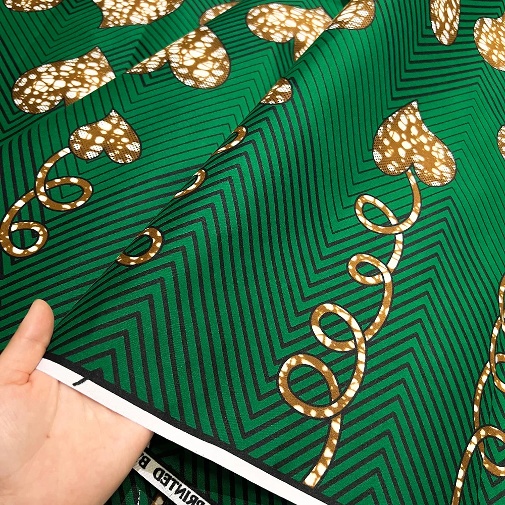 6 Yards Ankara Wax Fabric 2025 High Quality African Wax Print Fabric African Guaranteed Veritable Real Wax