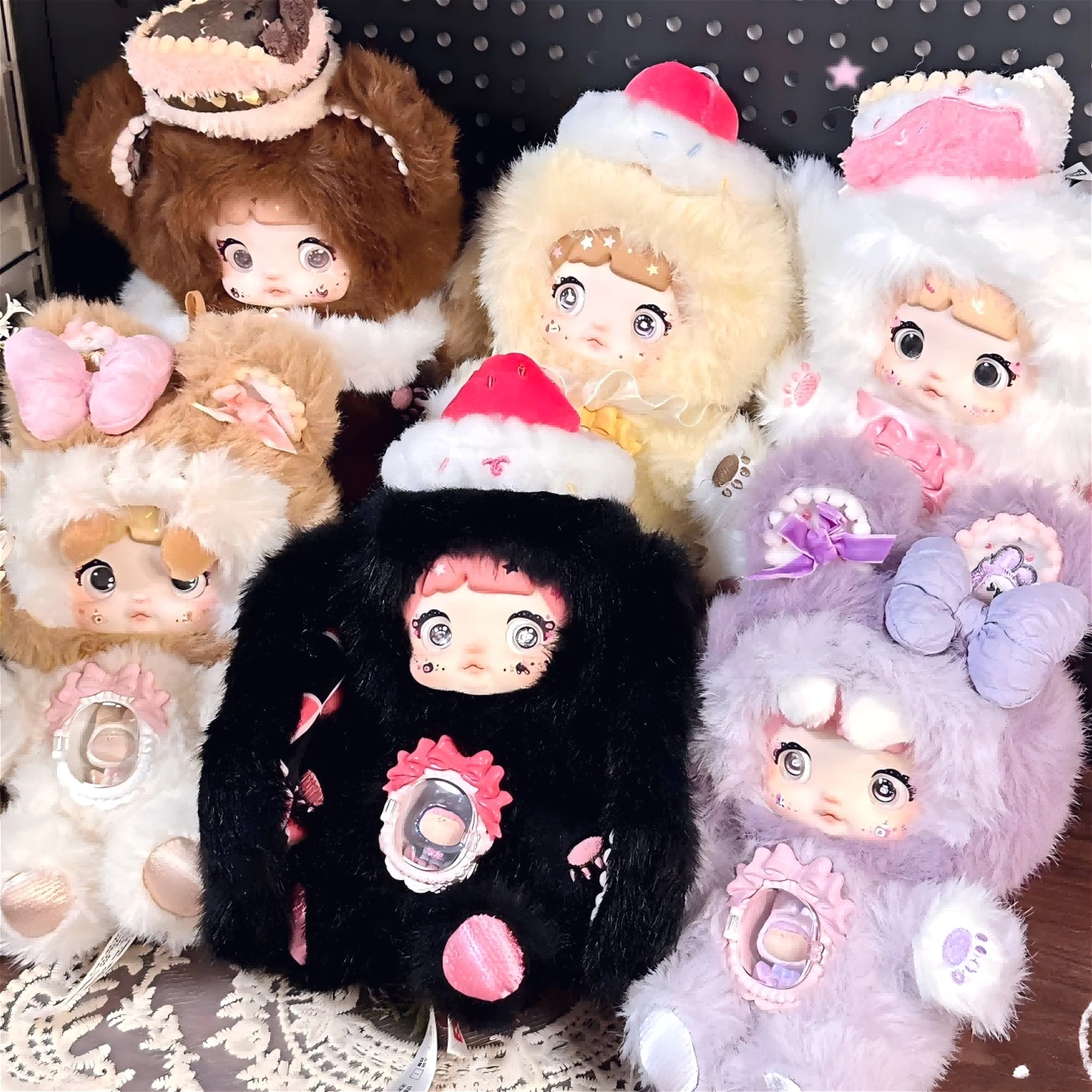 

Nommi V7 Candy Series слепая коробка Kawaii Mystery Box Candy виниловая сумка для украшения комнаты для лица кулон игрушка для девочек подарок на день рождения-сюрприз