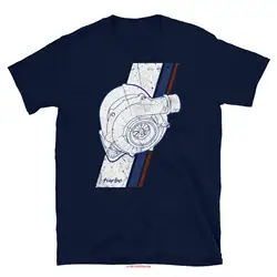 Camiseta de manga larga o corta para mecánico de coche deportivo, motor Turbo automotriz