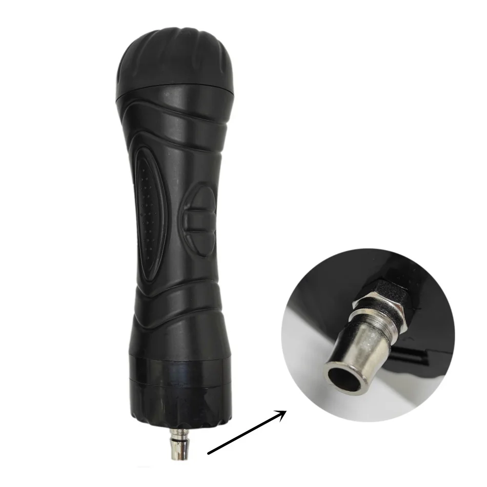 VAC-U-Lock Sex Machine Attachment Vaginal Cup Sex Toy for Men Black Masturbation Cup for Male Massage Tool Sex Products