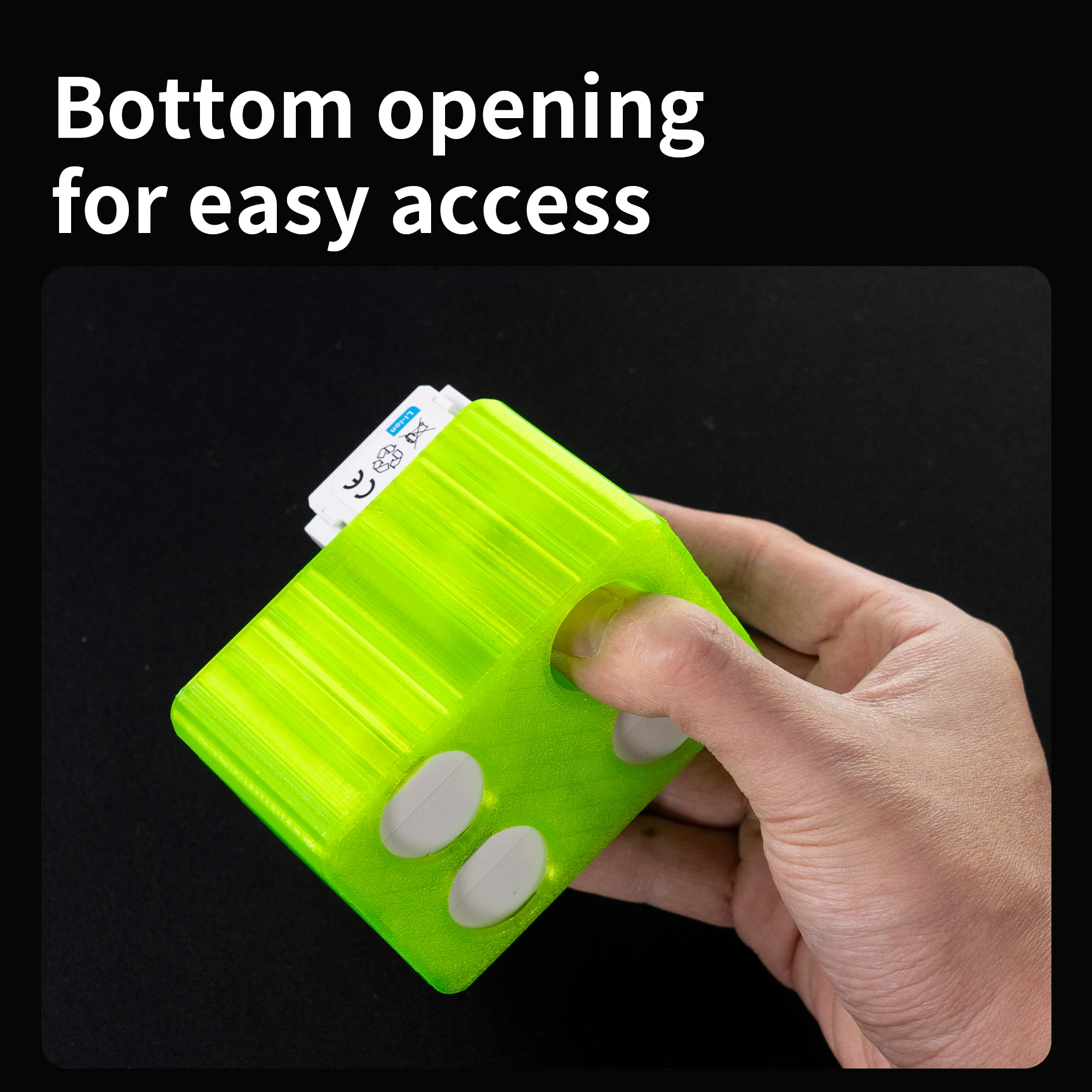 Selens TPU الهواء المثانة كاميرا بطارية حالة حقيبة صندوق الأزرق 2/3/4/5/6 ثقوب لبطارية سوني NP-FZ100